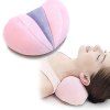 Mini Voyage Home Office Nap Neck Protection Oreiller - Rose 