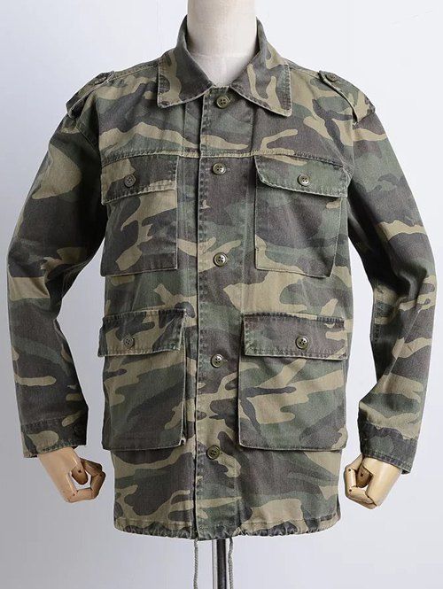 

Camouflage Loose Field Jacket