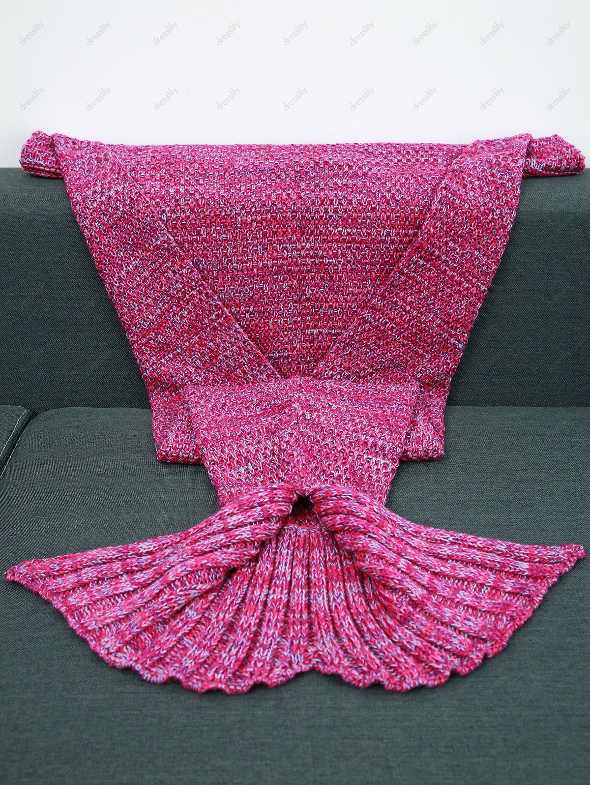 2018 Comfortable Crochet Knitting Sofa Mermaid Tail ...