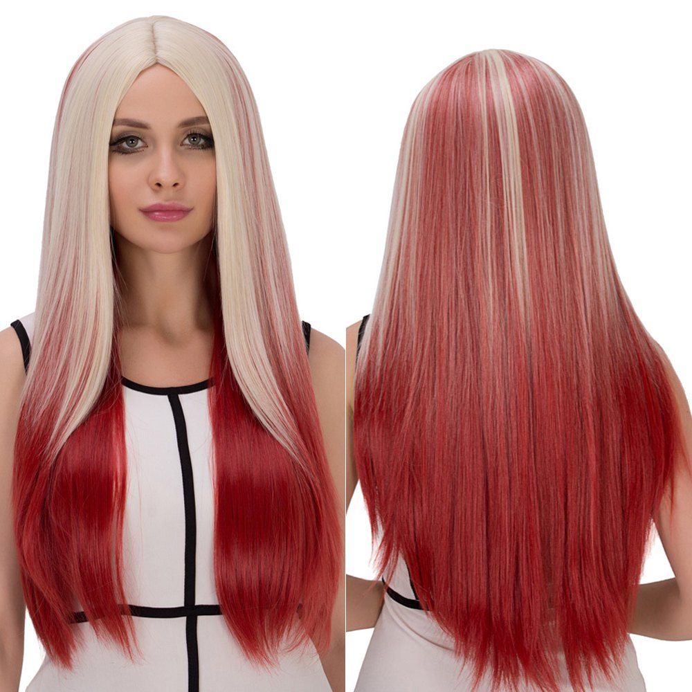 [41% OFF] 2019 Long Centre Parting Straight Film Character 