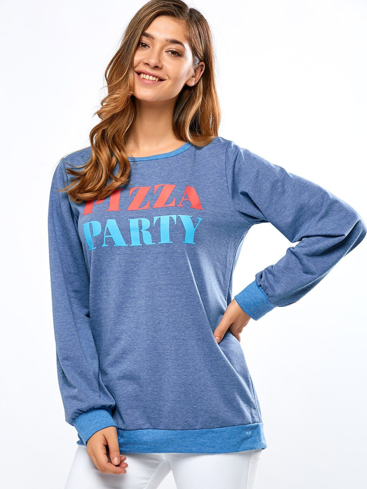 

Letter Sweatshirt, Blue