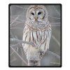 Super Soft flanelle Owl Motif Blanket - multicolore 