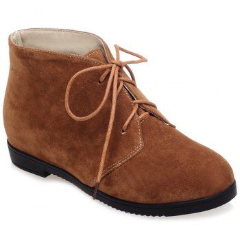suede boots flat heel