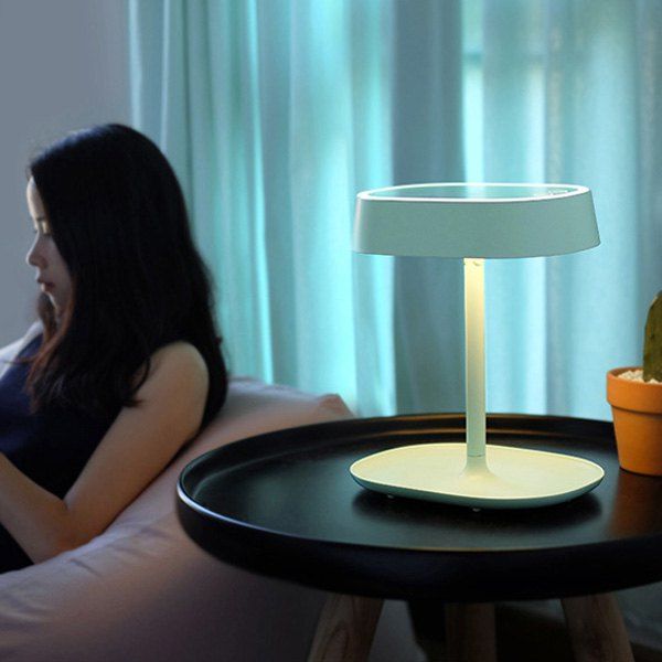 2018 Creative Charging LED Make Up Table Mirror Lamp MINT GREEN In LED