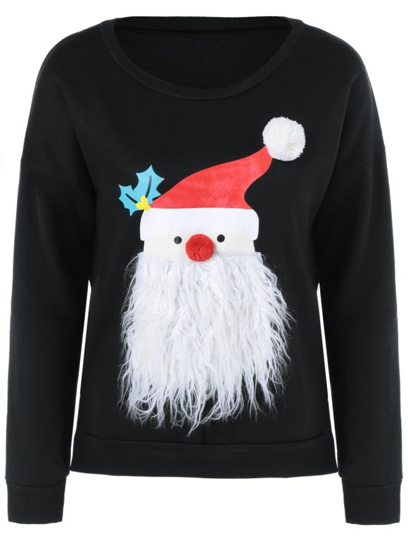 Christmas Sweater Fuzzy - Noir M