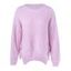 Asymmetrical Furcal Pullover Sweater - PINK ONE SIZE