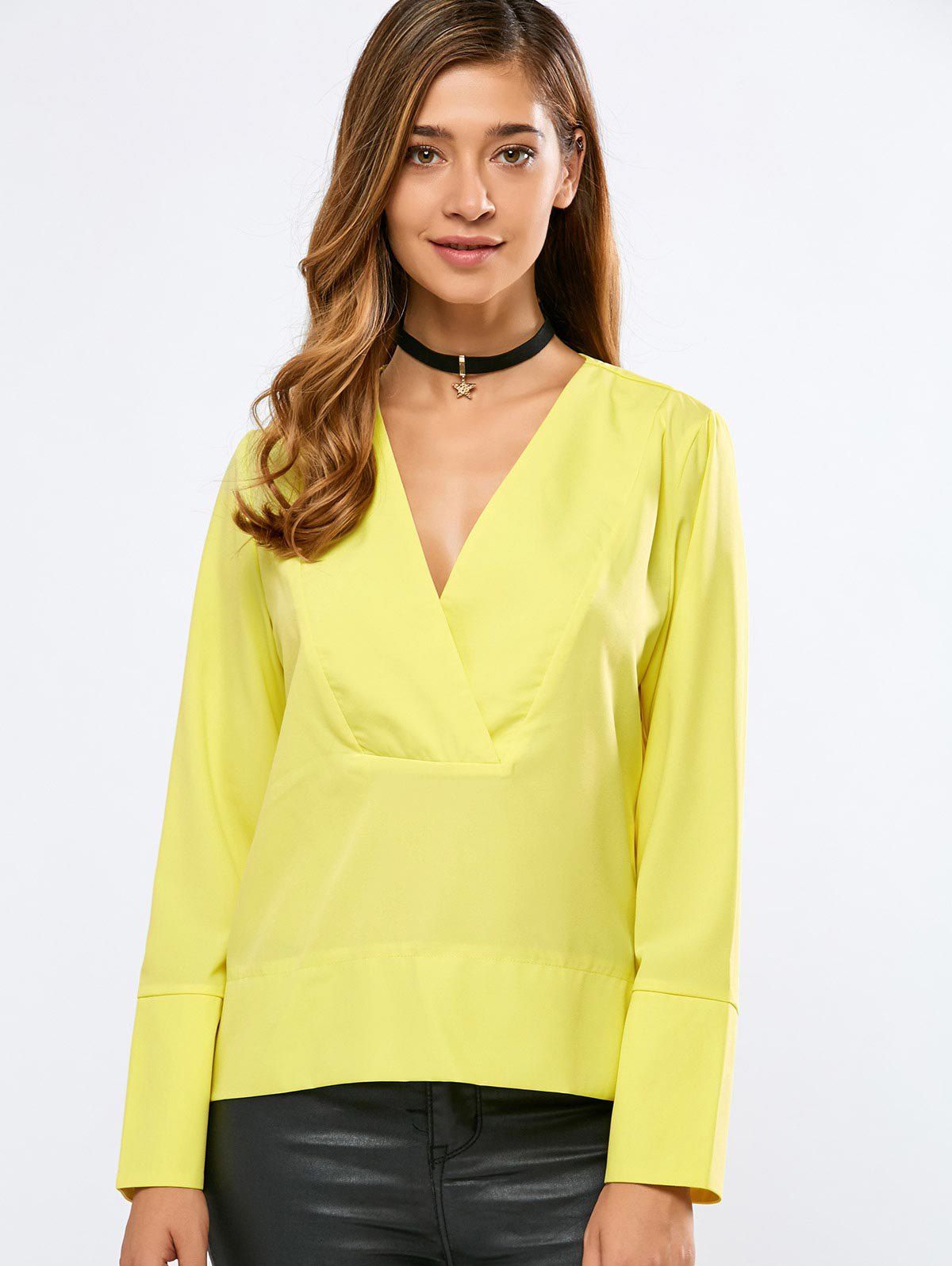 low plunging neckline