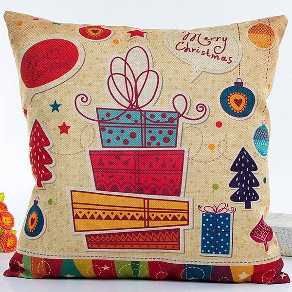 

Decorative Colorful Christmas Gifts Soft Household Pillow Case