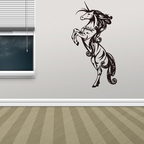 

Horse Animal Removable Waterproof Room Decor Wall Stickers, Black