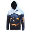 Pumpkin 3D diable Halloween Hoodie Imprimé - Blanc XL