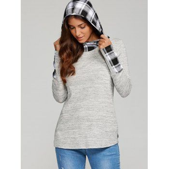 plaid hoodie dress