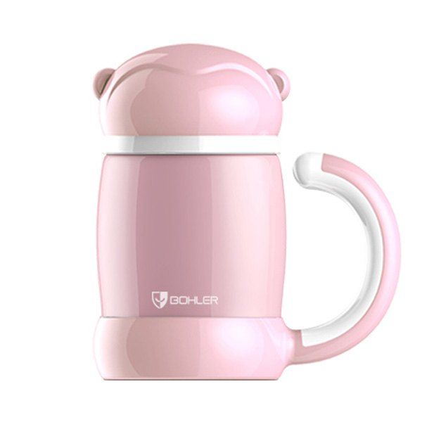 

Cartoon Keeping Warm Office Home Water Thermos Bottle, Pink