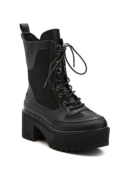 platform combat boots
