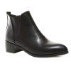 Talon Chunky Bottes Elastic Band foncé Couleur cheville - Noir 38
