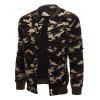 Jacket camouflage bouton-pression poignet côtelé - VERT D'ARMEE Camouflage XL