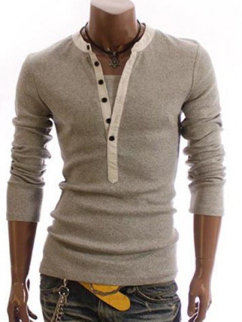 half button shirts mens