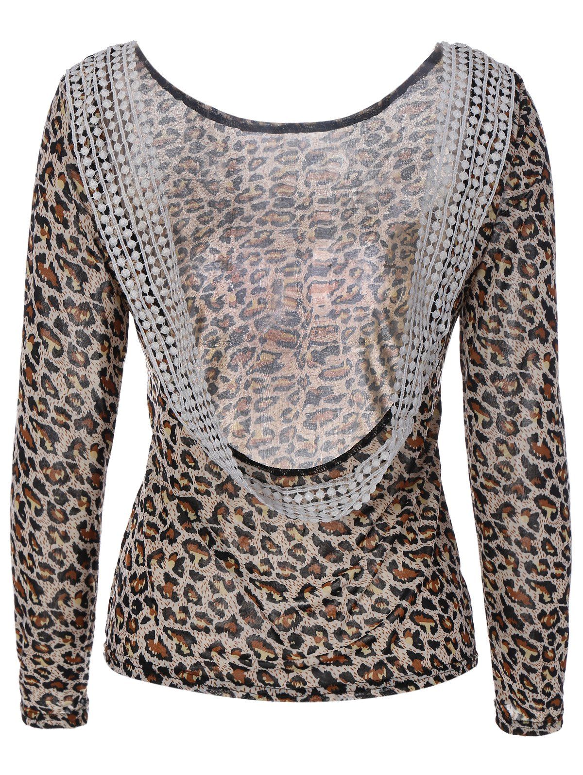 backless leopard print top