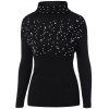 Perles embellies Sweater - Noir ONE SIZE