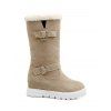 Bottes Invisible Wedge Double Boucles de neige - Abricot 38