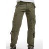Poches Zipper Fly embellies Pants Splicing Conception Cargo - Herbe Verte 32