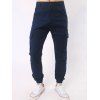 Pantalon de jogging avec poches zippées - Cadetblue 33
