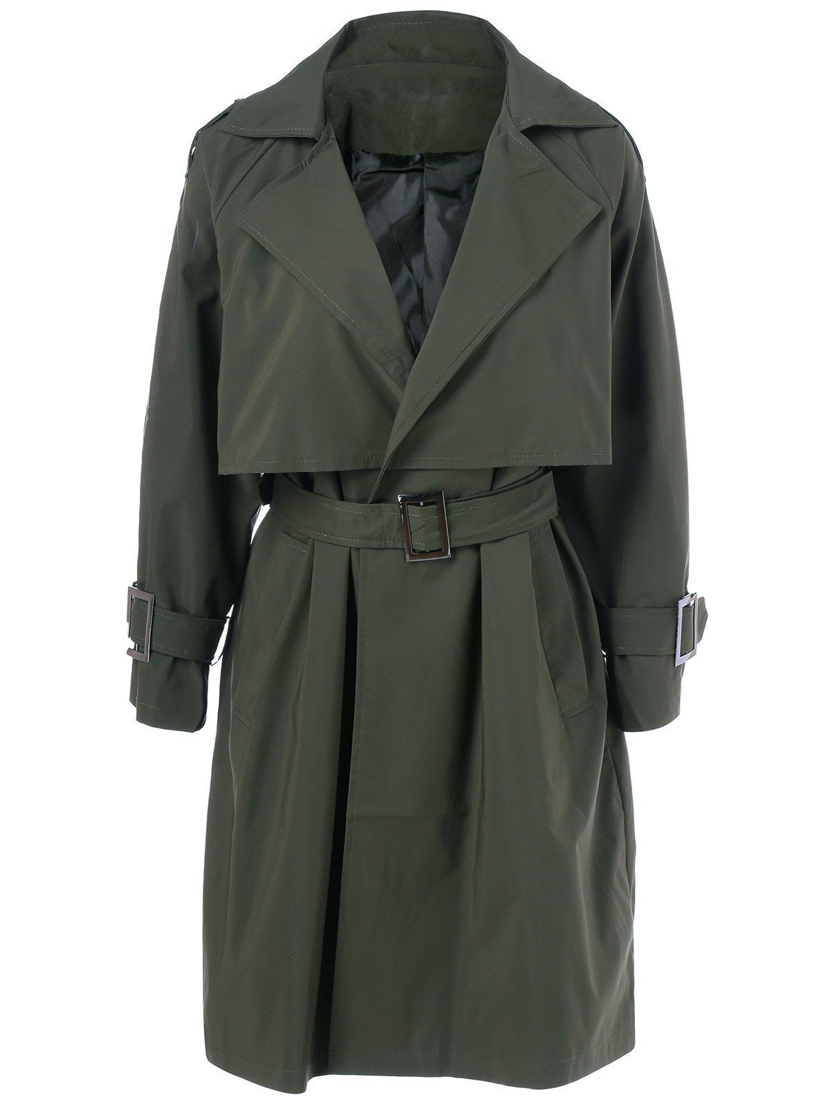 patchwork trench coat