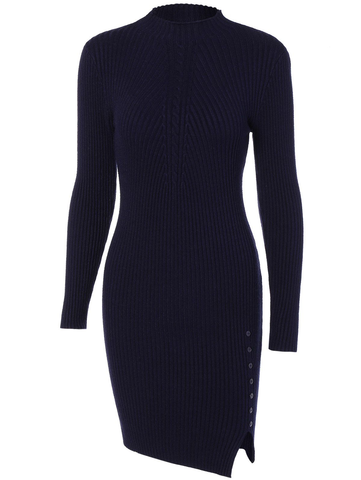 black sweater dress bodycon