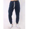 Pantalon de jogging avec nombreuses poches avec centure élastique - Cadetblue M