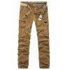 Pantalon cargo mince grande taille agrémenté poches - Terreux 30