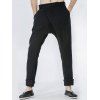 Baisse Pantalons simple Crotch Pocket Retour Wrap - Noir 34