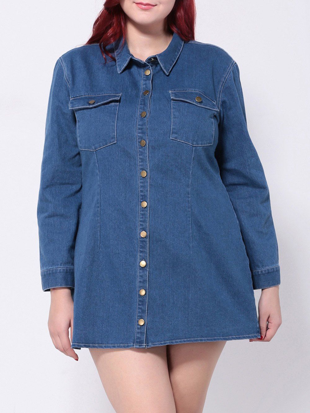 kohl's denim shirt dress