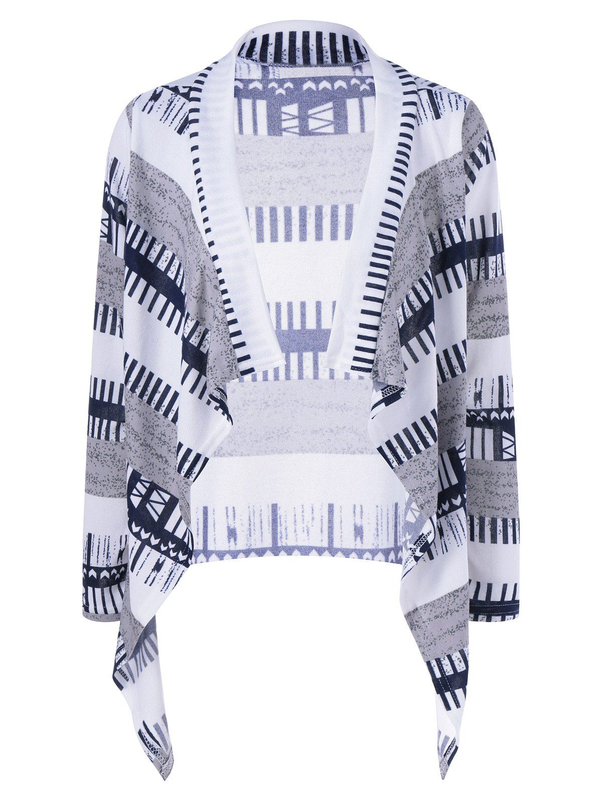 

Asymmetrical Cardigan, Gray