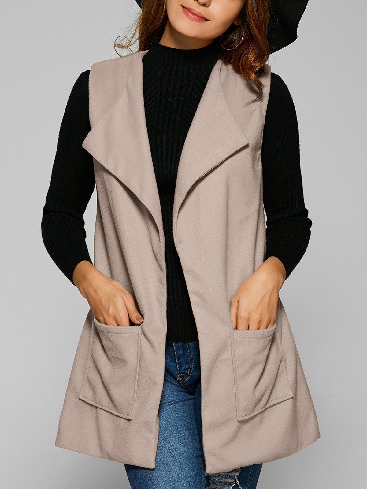 

Belt Pockets Waistcoat, Light camel