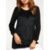 Asymétrique Pull mohair Pull - Noir S