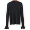 Pull tricoté à manches évasées - Noir ONE SIZE