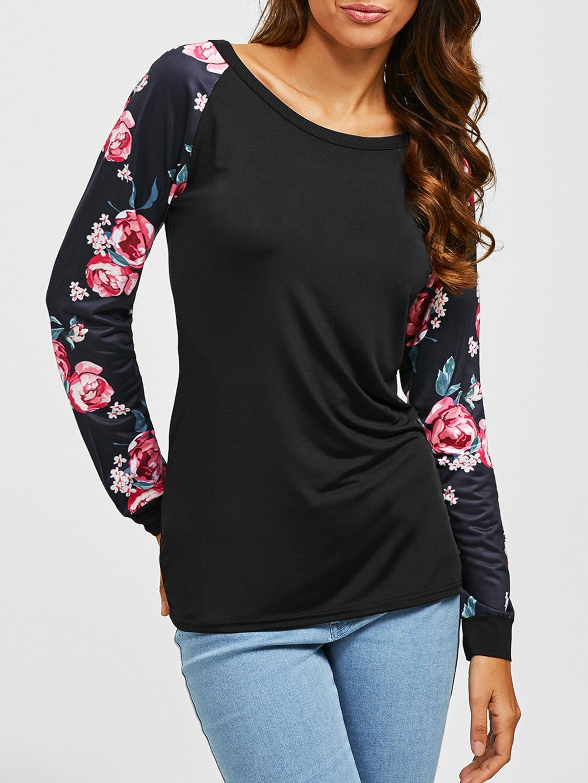 floral t shirt for women