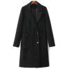 Col à revers Retour Slit Peacoat - Noir S
