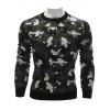 Camouflage Crew Neck Sweater - COLORMIX M