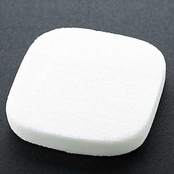 Eponge carrée de nettoyage pour la peau - Blanc 