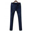 Pantalon casual avec poches simples et zip - Cadetblue 30
