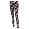 Plaid Fitted Leggings - CHECKED L