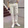 Jeans moulants Zippés avec genous  déchirés - Blanc 30