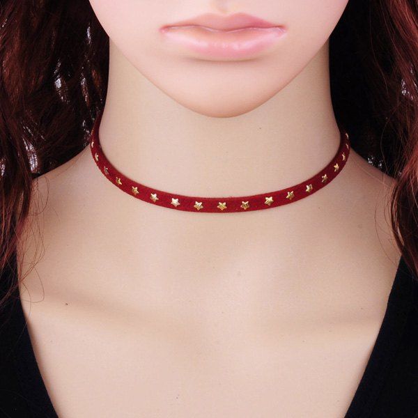 

Little Star Velvet Choker, Claret