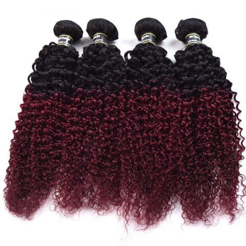 41 Off 2019 1 Pcs Ombre Color Kinky Curly 6a Virgin Brazilian