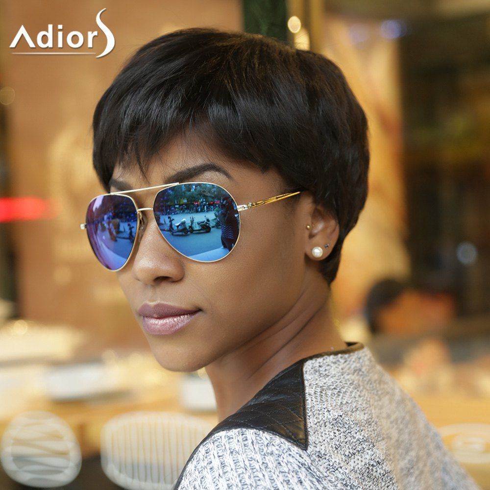 

Virile Short Adiors Full Bang Synthetic Hair Wig, Black
