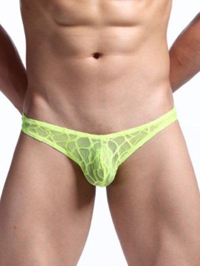 

Voile and Mesh T-Back, Neon green