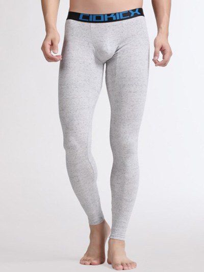 

U Convex Pouch Warmth Breathable Long Pants, Gray