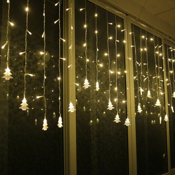 

Christmas Tree Pendant LED String Light Indoor Room Decoration, Warm white light