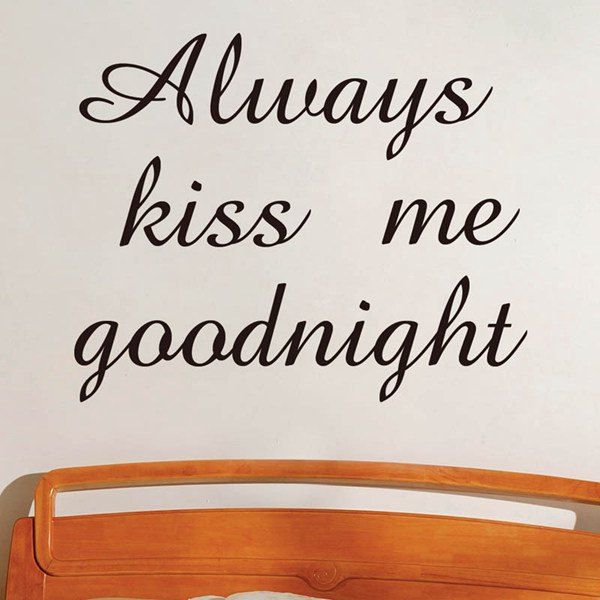 

Removeable Goodnight Wall Sticker, Black