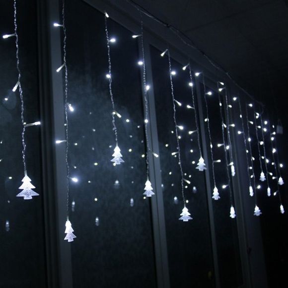Décoration Chaîne LED Party Christmas Tree Pendant Light - Blanc 